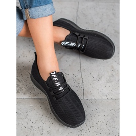 SHELOVET Zapatos negros calados 3