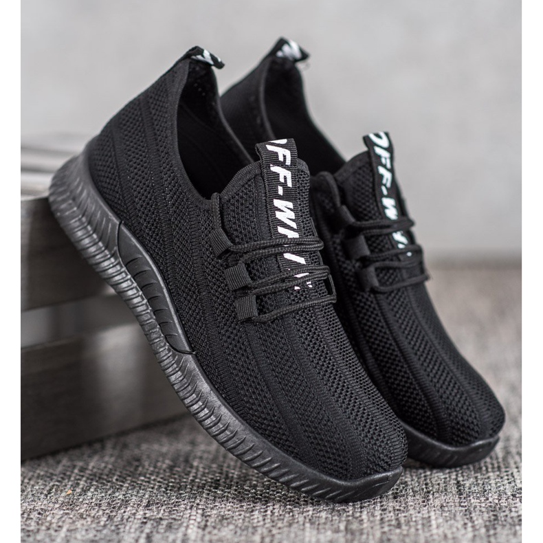 SHELOVET Zapatos negros calados 1