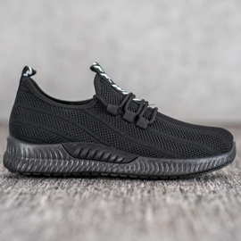 SHELOVET Zapatos negros calados 4