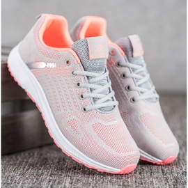 Ax Boxing Calzado deportivo cómodo calado naranja gris 1