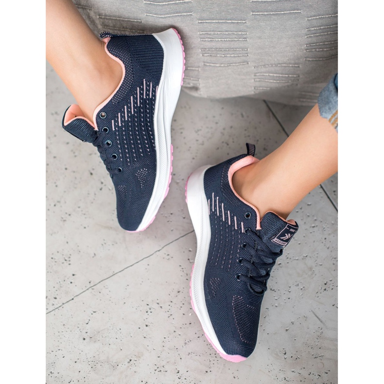 Ax Boxing Calzado deportivo cómodo calado azul 1