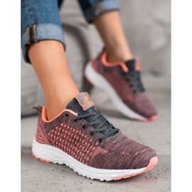 Ax Boxing Zapatos deportivos con malla rosa 1