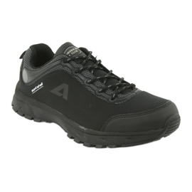 Calzado deportivo softshell impermeable American Club HL02 negro gris 1