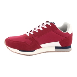 Zapatillas American Club RH12 blanco marrón rojo 2
