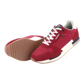 Zapatillas American Club RH12 blanco marrón rojo 5