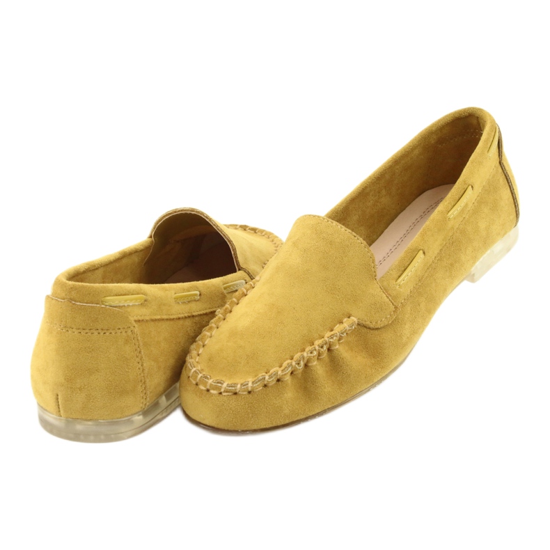 Mocasines mujer ante Sergio Leone 722 amarillo 4