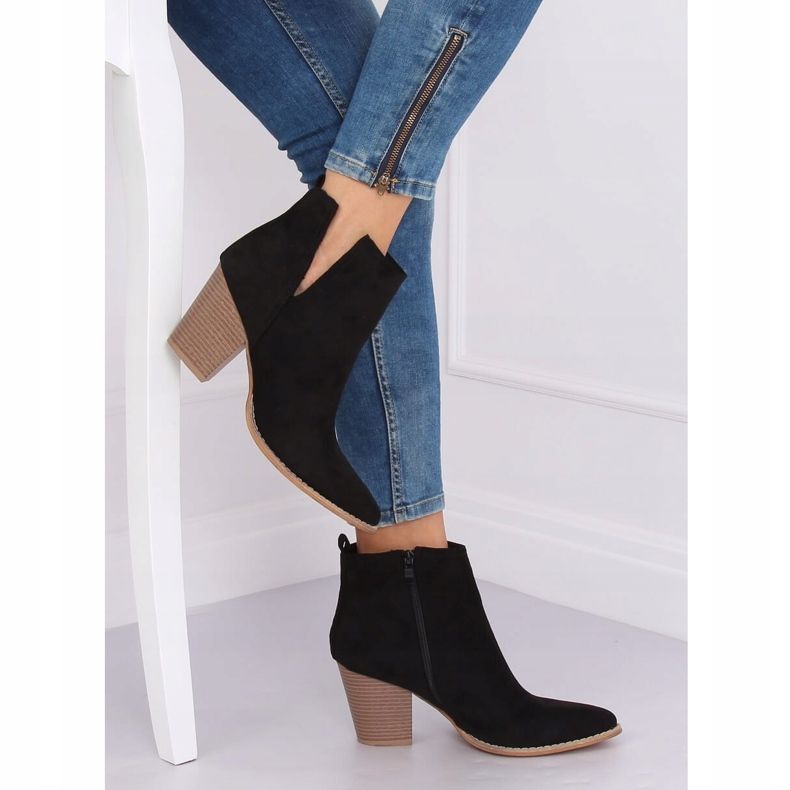 Botas negras sobre negro transicional ZE03P Negro 2