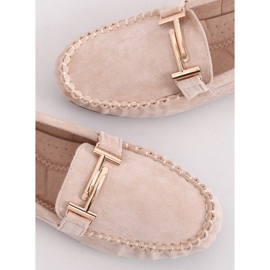 Mocasines de mujer beige ZA01P Beige 4