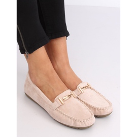 Mocasines de mujer beige ZA01P Beige 3
