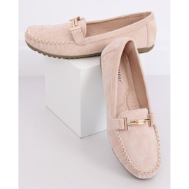 Mocasines de mujer beige ZA01P Beige 2