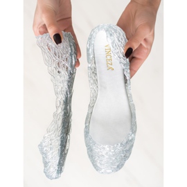 Vinceza Meliski plateado gris 7