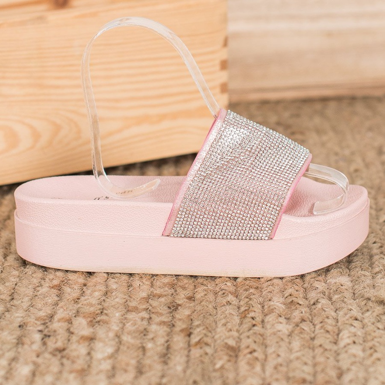 SHELOVET Zapatillas en la plataforma rosado 1