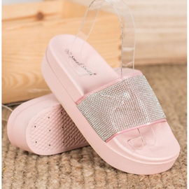 SHELOVET Zapatillas en la plataforma rosado 5