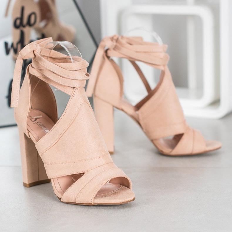 Seastar Sandalias atadas en un poste beige 1