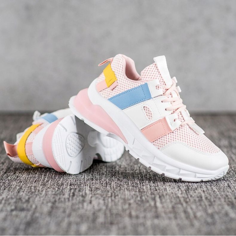 Seastar Zapatillas de colores con malla blanco multicolor 1