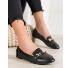 Clowse Calzado de cuero ecológico con estilo negro 1 Clowse Calzado de cuero ecológico con estilo negro 1