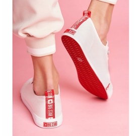 Zapatillas blancas mujer Big Star FF274087 blanco 2