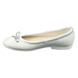 Bailarinas con lazo blanco perla American Club GC29 / 19 multicolor 1