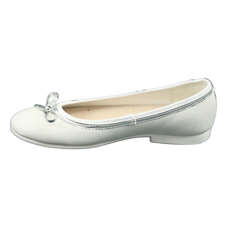 Bailarinas con lazo blanco perla American Club GC29 / 19 multicolor 1