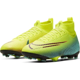 Zapatos de fútbol Nike Mercurial Superfly 7 Elite Mds Fg Jr BQ5420-703 amarillo amarillo 3