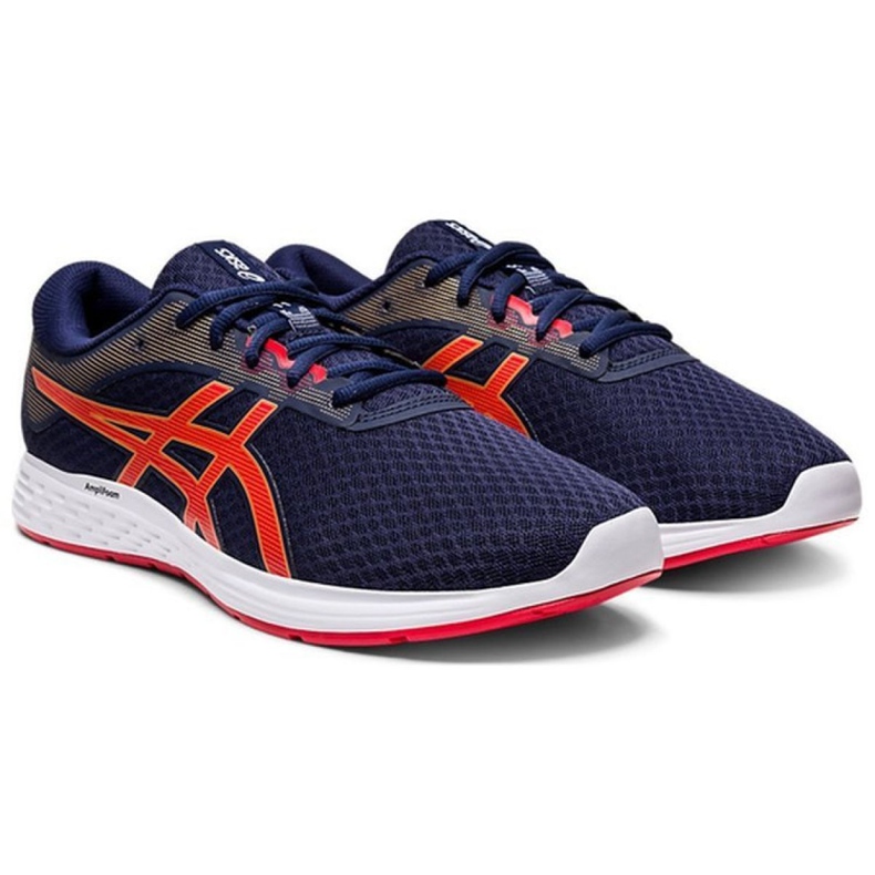 Zapatillas de hombre Asics Patriot 11 M 1011A568-402 rojo azul marino 2
