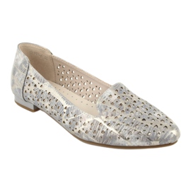 M.Daszyński Bailarinas Lordsy lavanda / oro Daszyński SA151 rosa gris 1