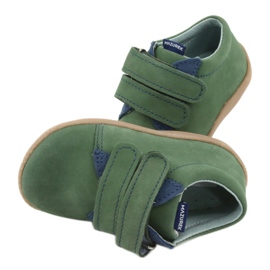 Zapatos para niños de cuero para velcro verde 305 mazurek 6 Zapatos para niños de cuero para velcro verde 305 mazurek 6