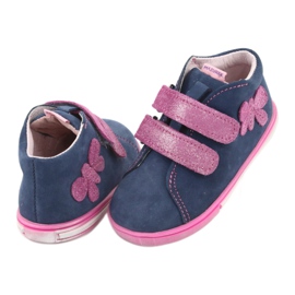 Mazurek 264 Motor -Navy/Pink Butterfly Boots azul 4
