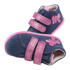 Mazurek 264 Motor -Navy/Pink Butterfly Boots azul 6
