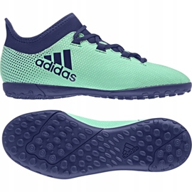 Botas de fútbol adidas X Tango 17.3 Tf Jr CP9027 multicolor azul 1