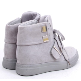 Zapatillas grises para mujer NC158 gris 2