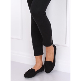 Mocasines negros de mujer 9F127 Negro 1 Mocasines negros de mujer 9F127 Negro 1