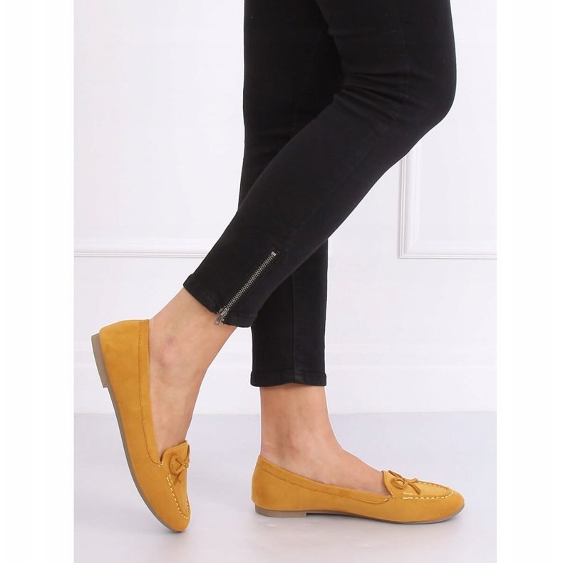Mocasines mujer mostaza 9F127 Amarillo 1 Mocasines mujer mostaza 9F127 Amarillo 1