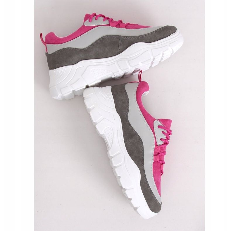 Zapatillas deportivas multicolor 902-3 Gris rosa 1