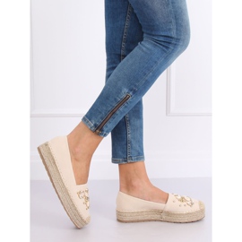 Alpargatas beige para mujer JH96P Beige 4