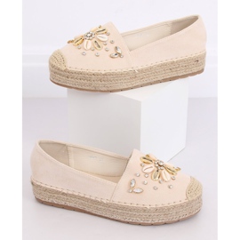 Alpargatas beige para mujer JH96P Beige 2