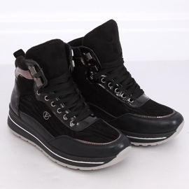 Black JM6825R Negro Zapatilla deportiva de caña alta 4