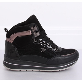 Black JM6825R Negro Zapatilla deportiva de caña alta 1