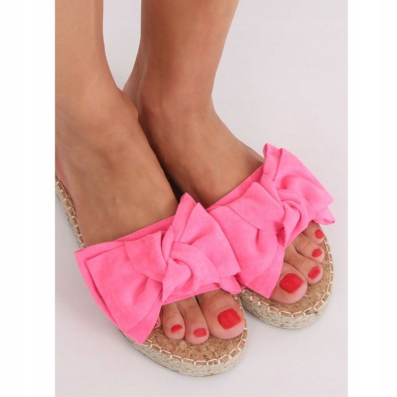 Chanclas alpargatas rosas JH115P Flu Fushia 1