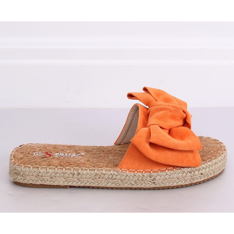 Naranja JH115P Pantuflas alpargatas naranjas 2 Naranja JH115P Pantuflas alpargatas naranjas 2