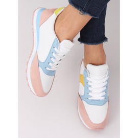 Zapatillas deportivas multicolor BL191P Blanco azul rosado amarillo 5