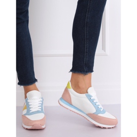 Zapatillas deportivas multicolor BL191P Blanco azul rosado amarillo 3