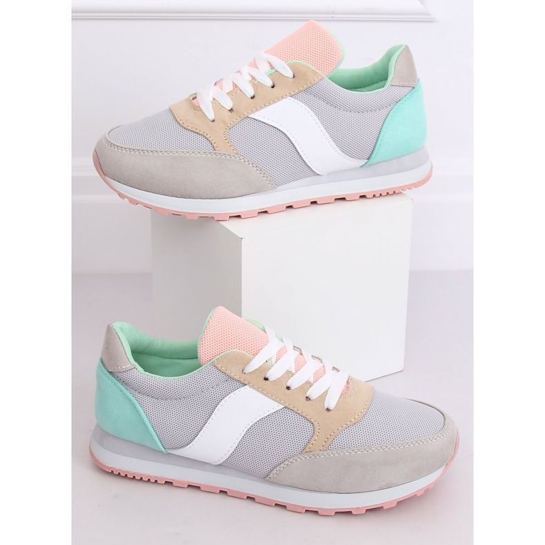 Zapatillas deportivas multicolor BL191P Gris 2