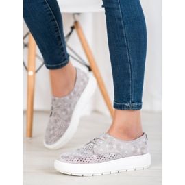 Goodin Zapatos de cuero ligero marrón 4