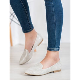 Goodin Señores de cuero beige 4