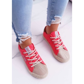 Cross Jeans Zapatillas de mujer rosa CrossJeansDD2R4096 rosado 2