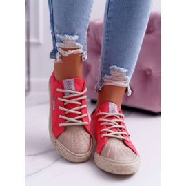 Cross Jeans Zapatillas de mujer rosa CrossJeansDD2R4096 rosado 4