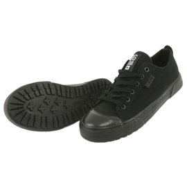 Big Star FF274A080 Sneakers negras para mujeres zapatillas negras negro 4