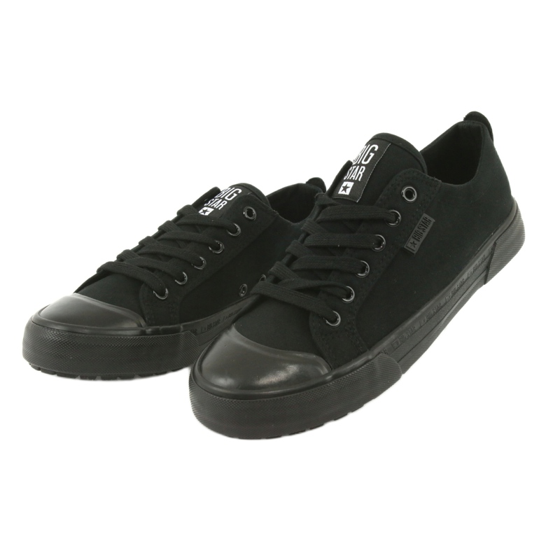 Big Star FF274A080 Sneakers negras para mujeres zapatillas negras negro 3