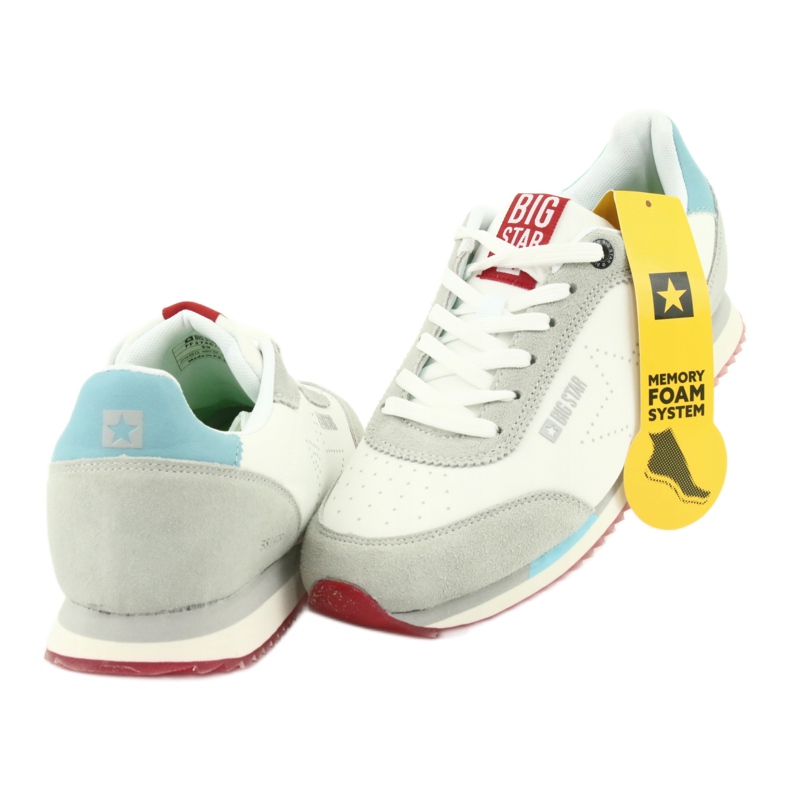 Zapatilla deportiva estrella blanca BIG STAR FF 274874 blanco 3